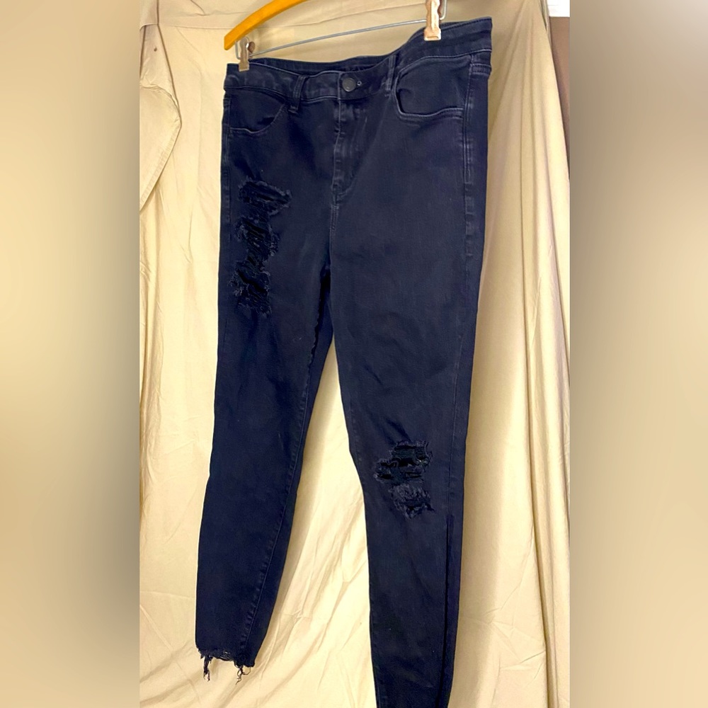 American eagle next level stretch black jeans